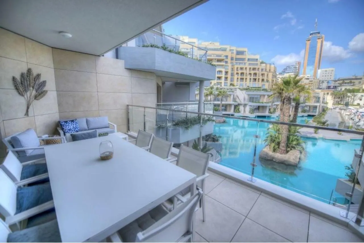 3Br Gem At The Prestigious Laguna Portomaso Hotel San Giuliano Appartamento